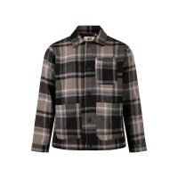 Luke 1977 Bourton Check Shacket - Ecru Check