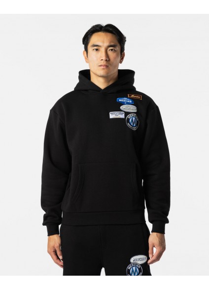 Mercier Relaxed OG Badge Hoodie - Black Mercier Relaxed OG Badge Hoodie - Black