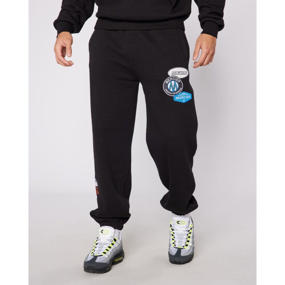 Mercier Relaxed OG Badge Jogger - Black
