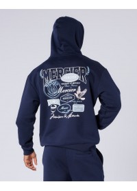 Mercier Multi Tour Hoodie - Navy Blue Mercier Multi Tour Hoodie - Navy Blue