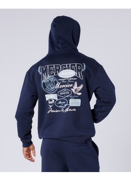Mercier Multi Tour Hoodie - Navy Blue Mercier Multi Tour Hoodie - Navy Blue