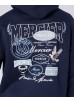 Mercier Multi Tour Hoodie - Navy Blue Mercier Multi Tour Hoodie - Navy Blue