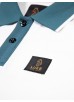 Luke 1977 Saddleworth Polo Shirt - White Teal