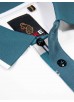 Luke 1977 Saddleworth Polo Shirt - White Teal