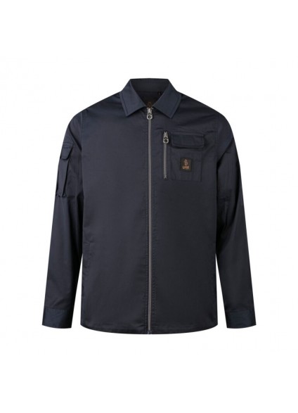 Luke 1977 Vietnam Zip Through Nylon Jacket - Black