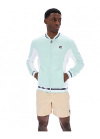 FILA SETTANTA BASEBALL TRACK JACKET - SURF SPRAY