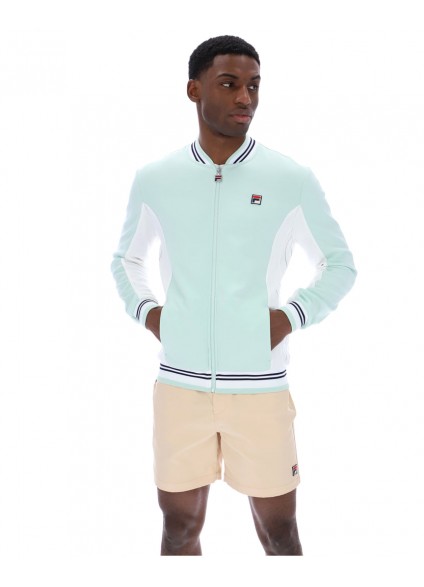 FILA SETTANTA BASEBALL TRACK JACKET - SURF SPRAY