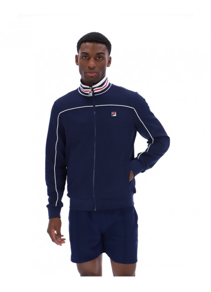 FILA FEDERICO TIPPED NECK TRACK JACKET - FILA NAVY