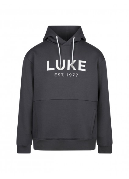 Luke 1977 Grand Relaxed Fit Overhead Hoodie - Charcoal
