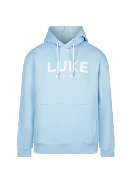 Luke 1977 Grand Relaxed Fit Overhead Hoodie - Sky Blue