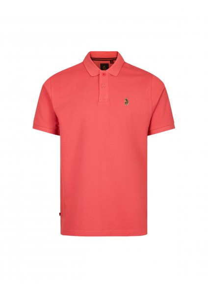 Luke 1977 New Mead Pique Polo Shirt - Watermelon