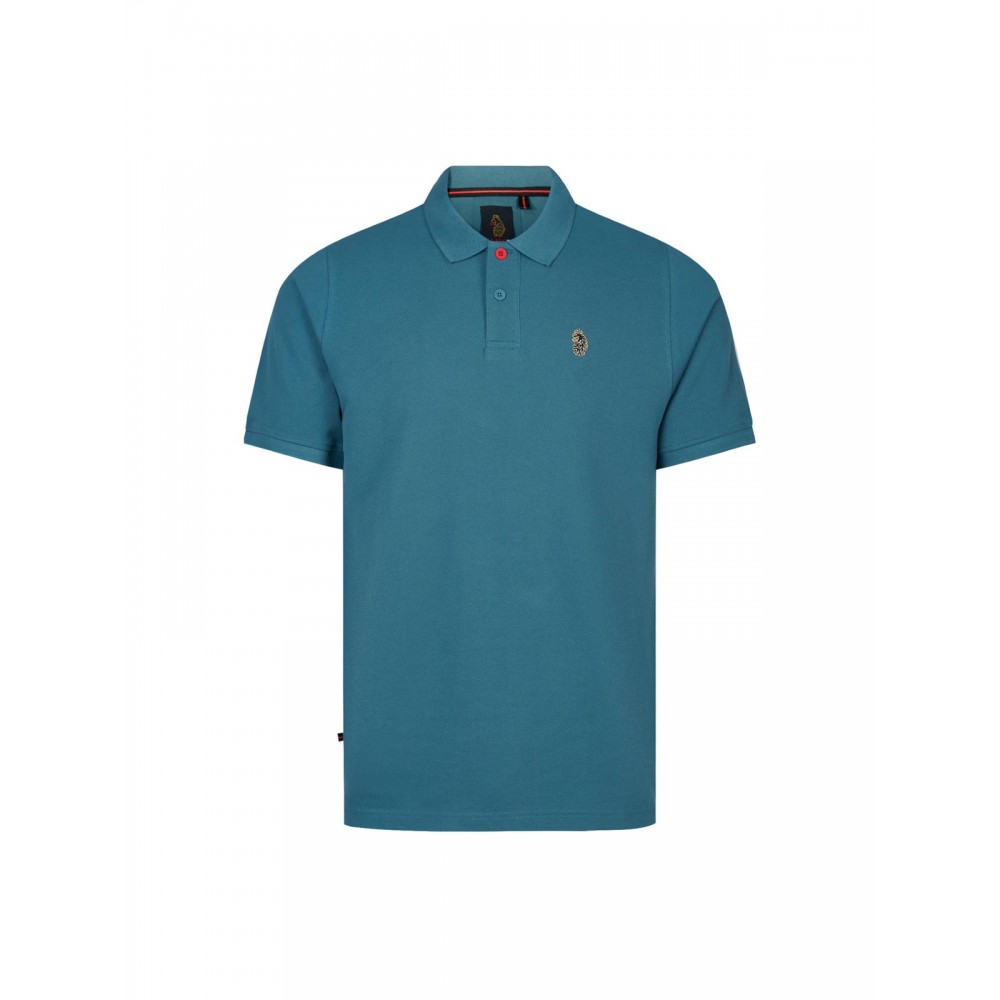Luke 1977 New Mead Pique Polo Shirt - Teal