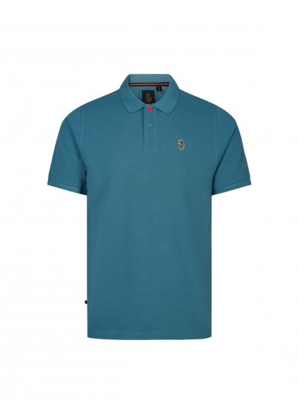 Luke 1977 New Mead Pique Polo Shirt - Teal