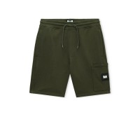 Weekend Offender Hawkins Jogger Short - Black Forest Green