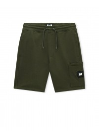 Weekend Offender Hawkins Jogger Short - Black Forest Green