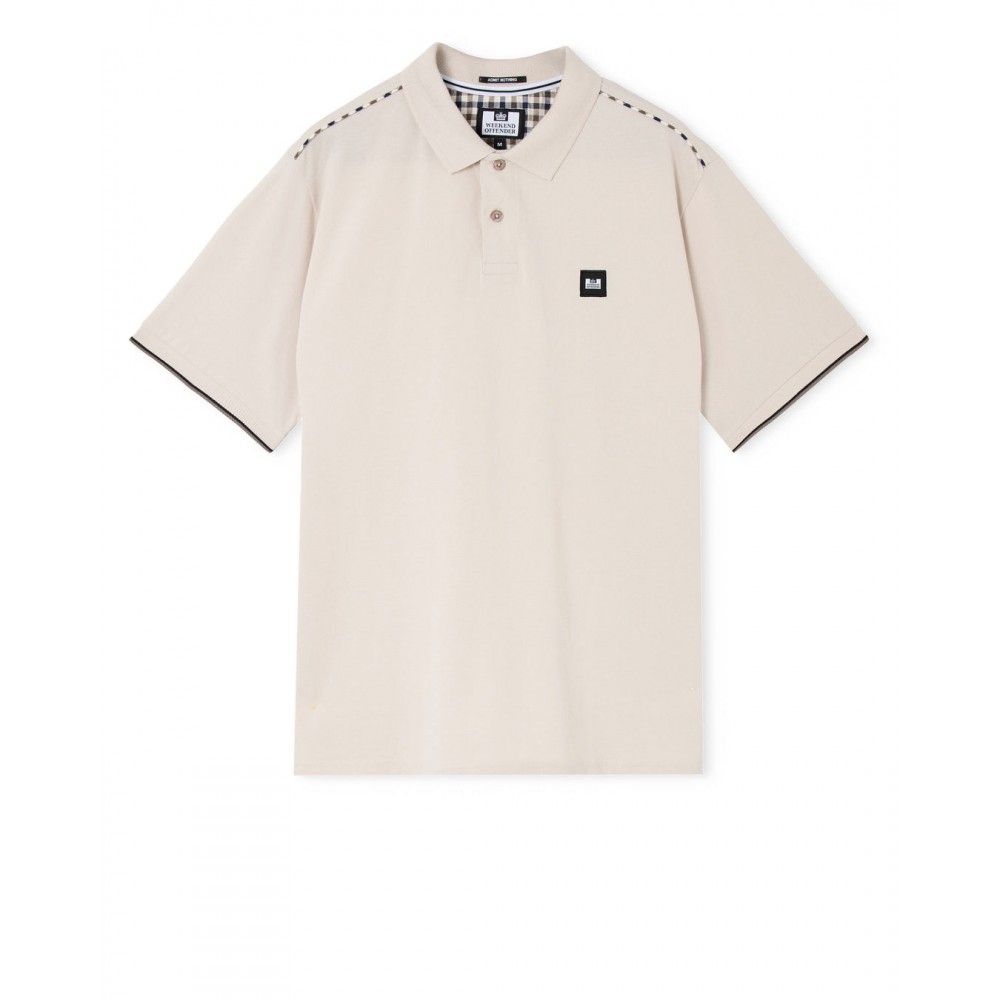 Weekend Offender Sakai Polo Shirt - Cement