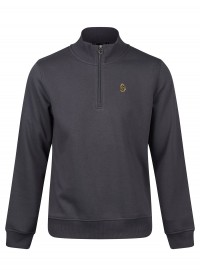 Luke 1977 Sydney 1000 1/4 Zip Sweatshirt - Charcoal