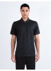 Luke 1977 Bauer 2 Jacquard Zip Polo - Black