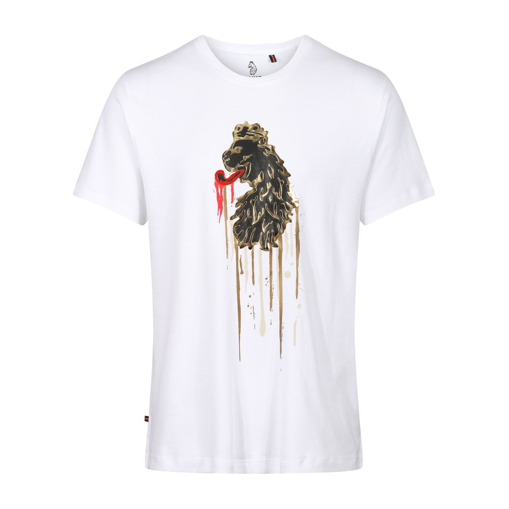 Luke 1977 Drip Tease Gloss Lion T-Shirt - White