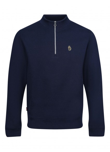 Luke 1977 Sydney 1000 1/4 Zip Sweatshirt - Dark Navy