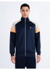 Luke 1977 Kas 3 Zip Through Funnel Neck Sweatshirt - Dark Navy