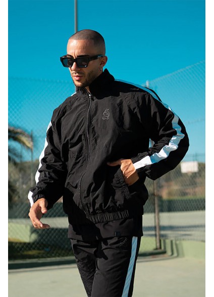 Sinners Attire Viper Tech Track Jacket - Black