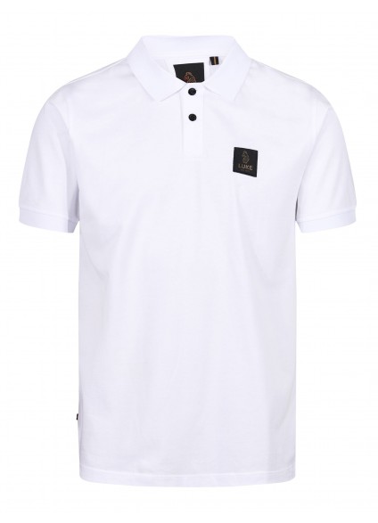 Luke 1977 Laos Pure Cotton Polo - White