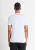 ANTONY MORATO REGULAR FIT T-SHIRT WITH PANTHER PRINT - WHITE