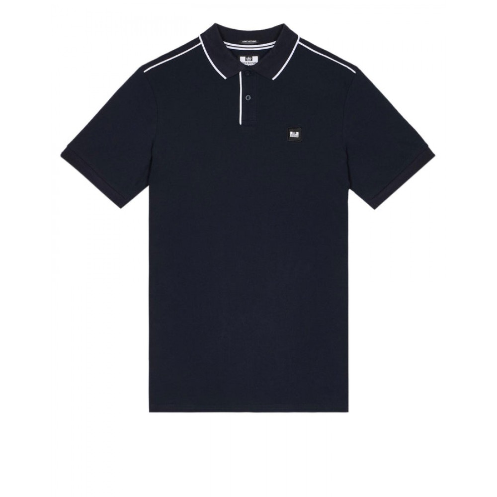 Weekend Offender Astola Polo Shirt - Navy/White