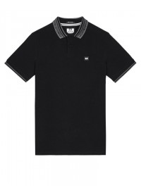 Weekend Offender Comas Polo Shirt - Black/Zinc