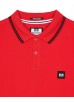 Weekend Offender Farina Polo Shirt - Cayenne Red/Black