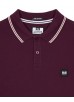 Weekend Offender Farina Polo Shirt - Acai Berry/Pale Blush