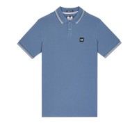 Weekend Offender Farina Polo Shirt - Baltic Blue/Rhino