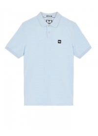 Weekend Offender Caneiros Polo Shirt - Ocean Wave Blue