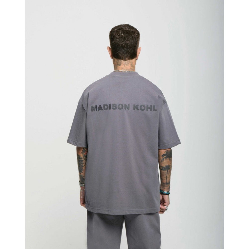 Madison Kohl MK Core Oversized T-Shirt - Tornado Grey