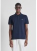 ANTONY MORATO REGULAR-FIT POLO SHIRT IN COTTON PIQUE - SOFT BLUE