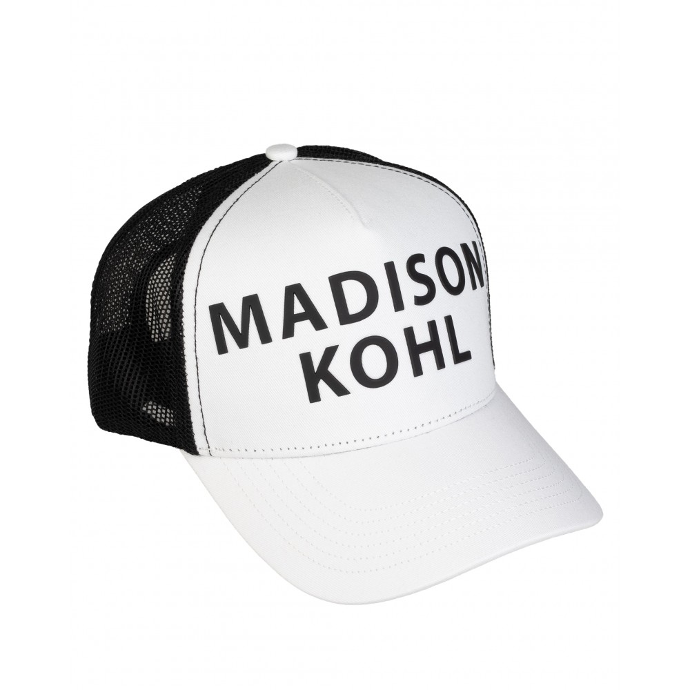 Madison Kohl MK Core Trucker Mesh Cap - White/Black