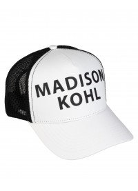 Madison Kohl MK Core Trucker Mesh Cap - White/Black