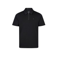 Luke 1977 Euphonic Modal Zip Polo - Black