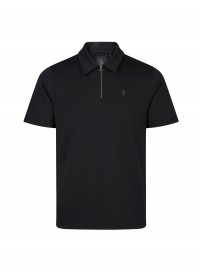 Luke 1977 Euphonic Modal Zip Polo - Black