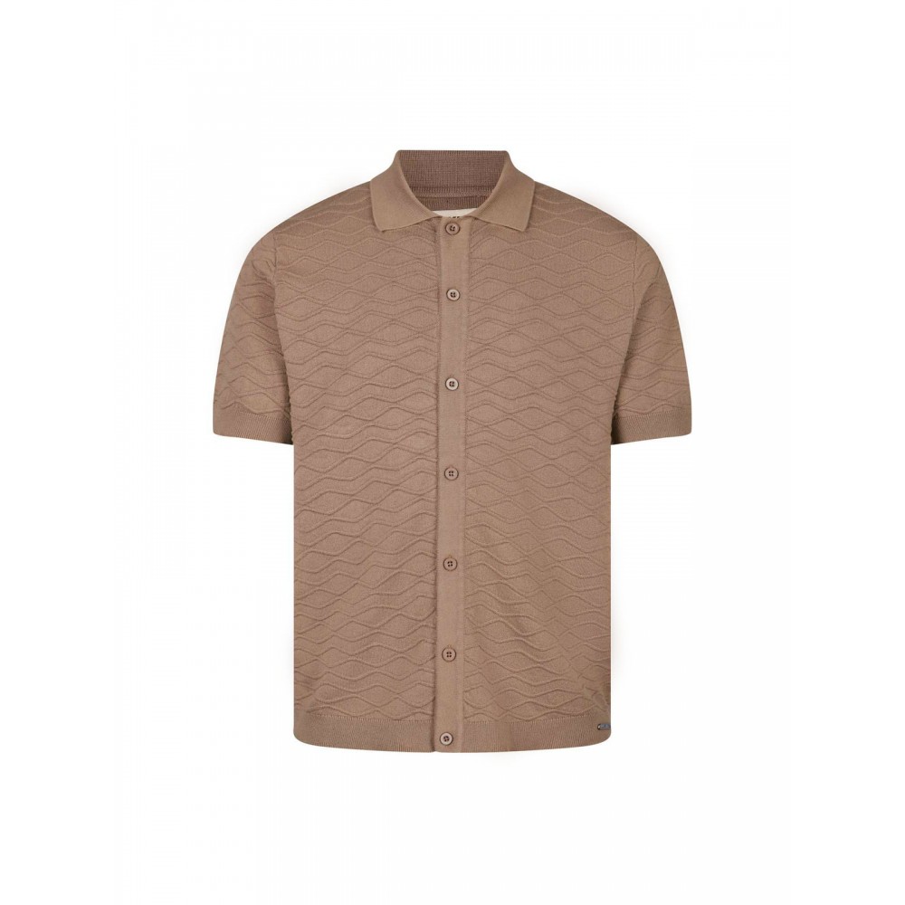 Luke 1977 Kennet Knitted Shirt - Hard Nut
