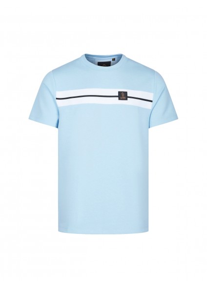 Luke 1977 Hopkins 1000 T-shirt - Sky Blue White