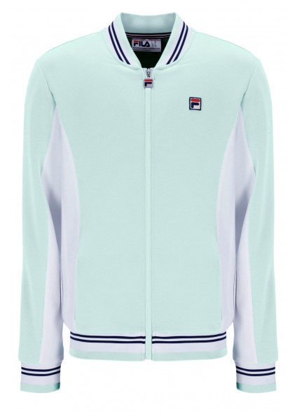 FILA SETTANTA BASEBALL TRACK JACKET - SURF SPRAY