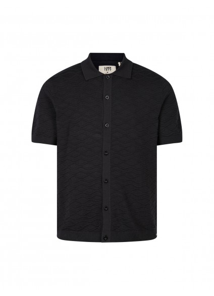 Luke 1977 Kennet Knitted Shirt - Black