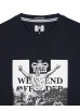 Weekend Offender Leo Gregory Mono Graphic T-Shirt - Navy