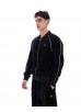FILA FELLA VELOUR JACKET - BLACK