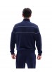 FILA VITTORIO VELOUR TRACK TOP - FILA NAVY