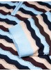 Luke 1977 Maughold Textured Knit Polo - Sky Blue Ecru