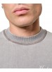 Madison Kohl MK Club Oversized T-Shirt - Washed Grey / Placid Blue