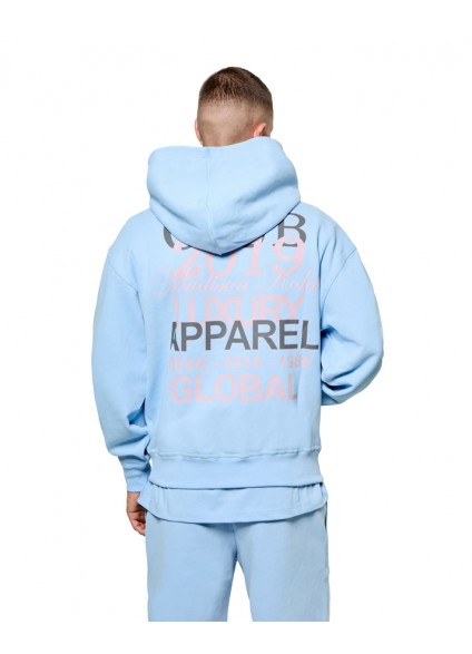 Madison Kohl MK Club Oversized OTH Hoodie - Placid Blue